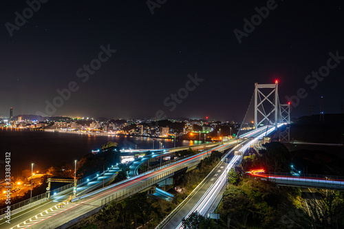 traffic in the city at night © Taisuke Mizuguchi