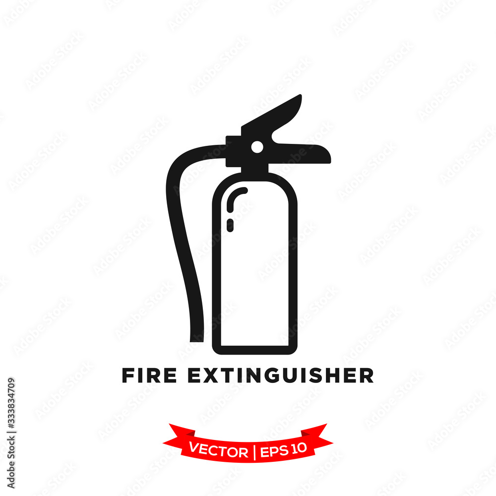 fire extinguisher icon vector logo template fire extinguisher icon vector logo template