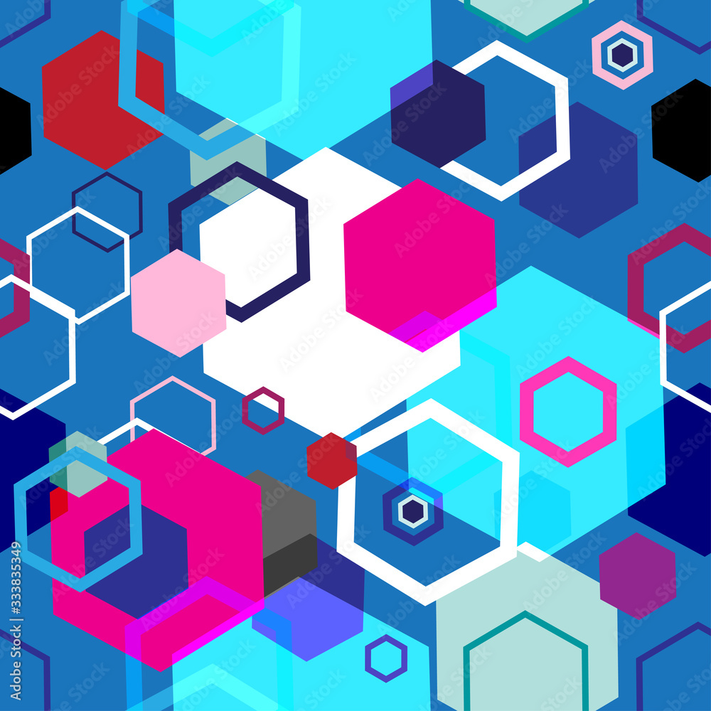 Seamless bright geometric pattern of diamonds Seamless bright geometric pattern of diamonds