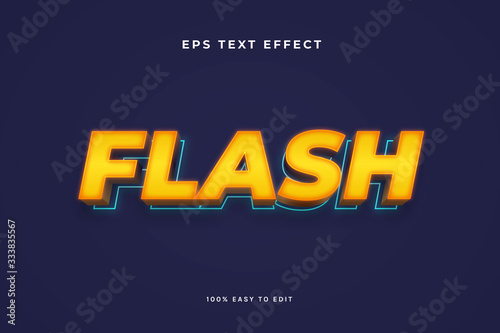 Flash 3D text effect