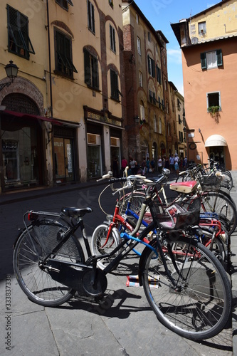 Old town, Lucca Italy - bikes
