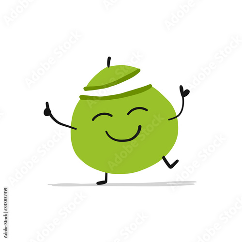 Coconut, funny character for your design