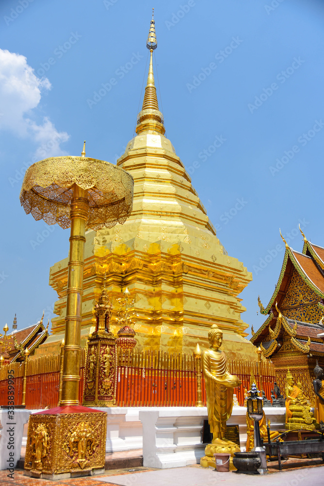 Fototapeta premium Wat Phra That Doi Suthep Chiang Mai Thailand.