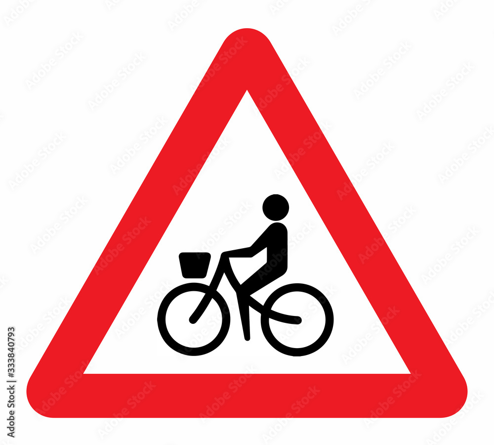 cycle zone sign Stock Illustration Adobe Stock