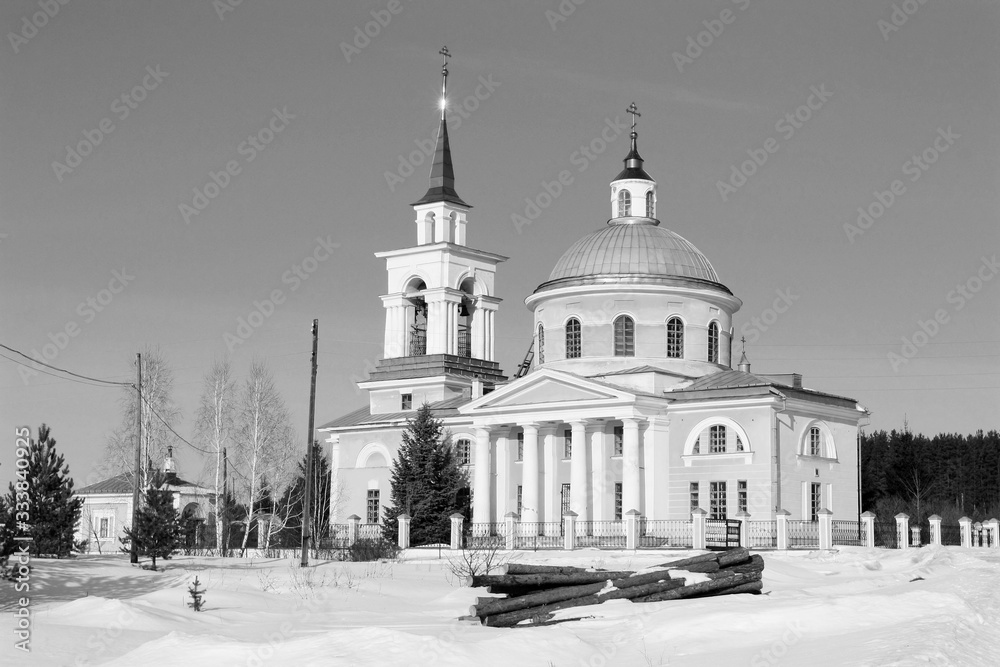 Ancient stone christian orthodox church