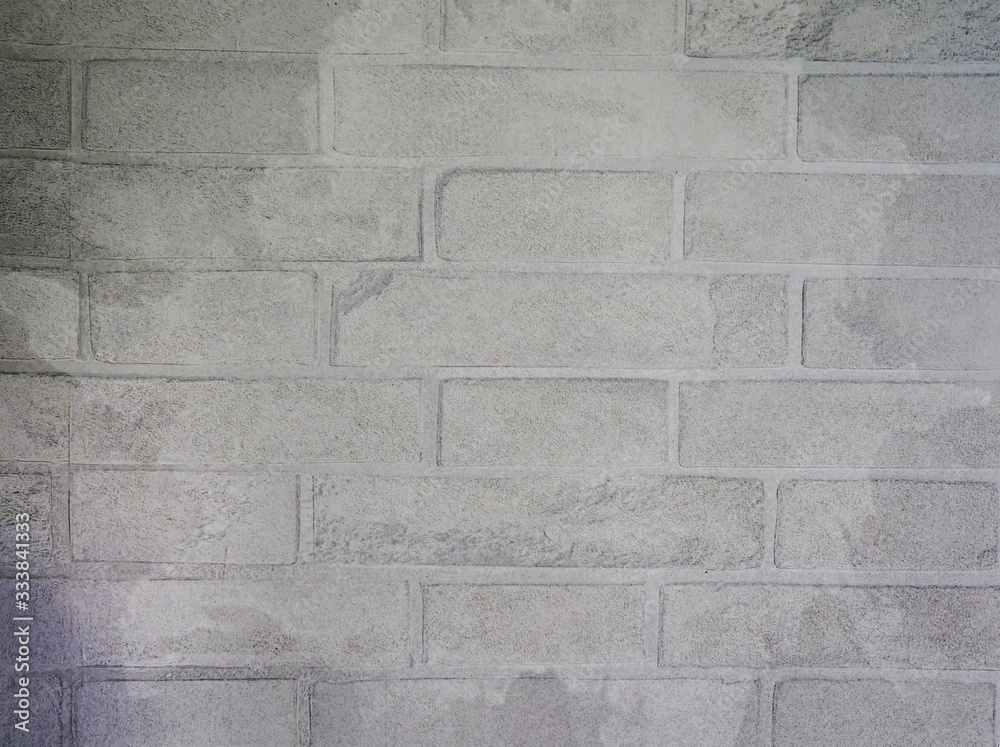 Grey brick wall wallpaper water paint style Grey brick wall wallpaper water paint style