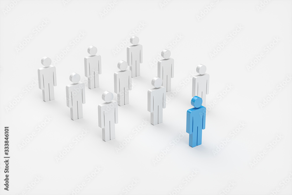 People models, business team concept, 3d rendering. People models, business team concept, 3d rendering.