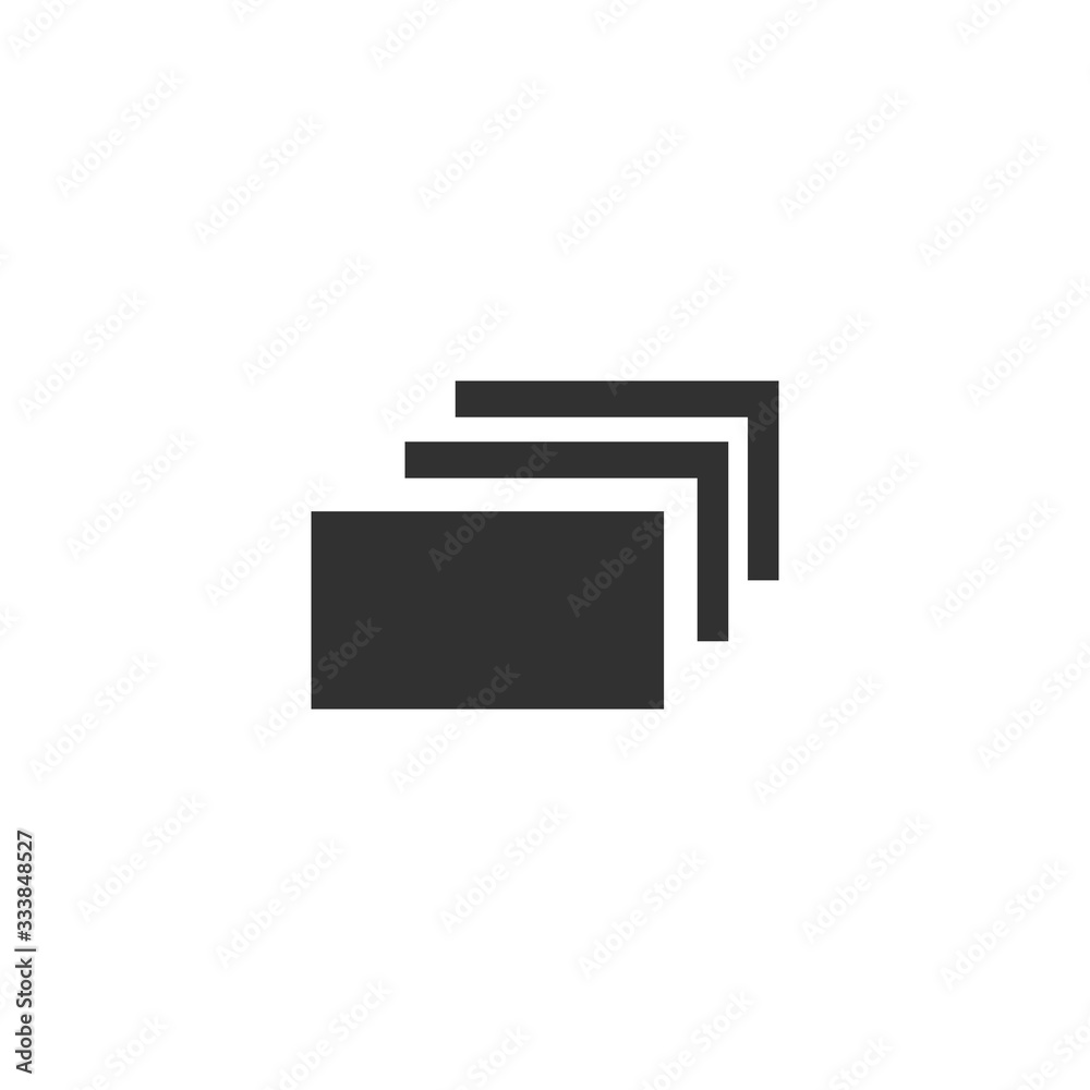 Simple Web Icons: tab. Stock Vector illustration isolated on white background.