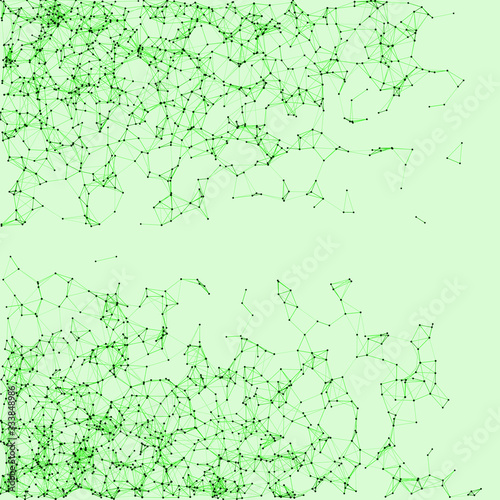 Network Mesh Procedural Art background illustration © vector_master