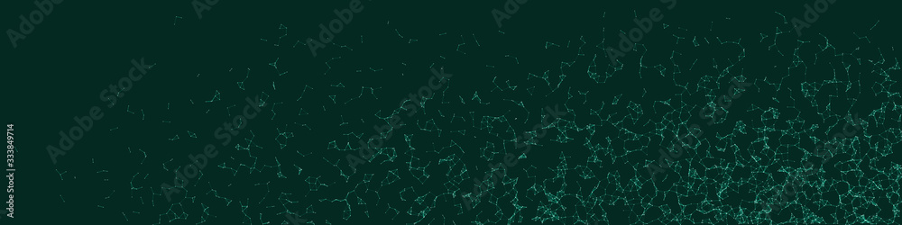 Network Mesh Procedural Art background illustration