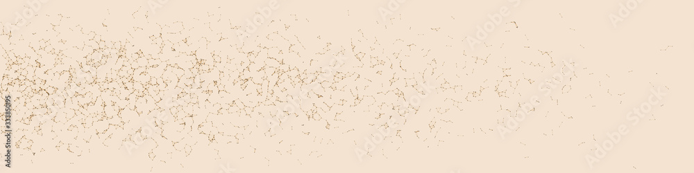 Fototapeta premium Network Mesh Procedural Art background illustration