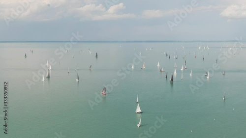 Sail Boats on Lake Balaton