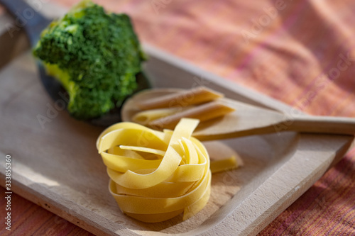 pasta with broccoli photo