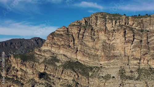 Wallpaper Mural Landscape view of the mountains of Ojos in the Valley of Ricote, Murcia region in Spain. Seen from Mirador del Penon. Torontodigital.ca