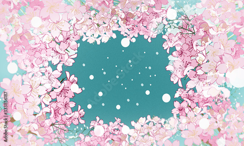abstract wallpape  background with flowers place for your text
