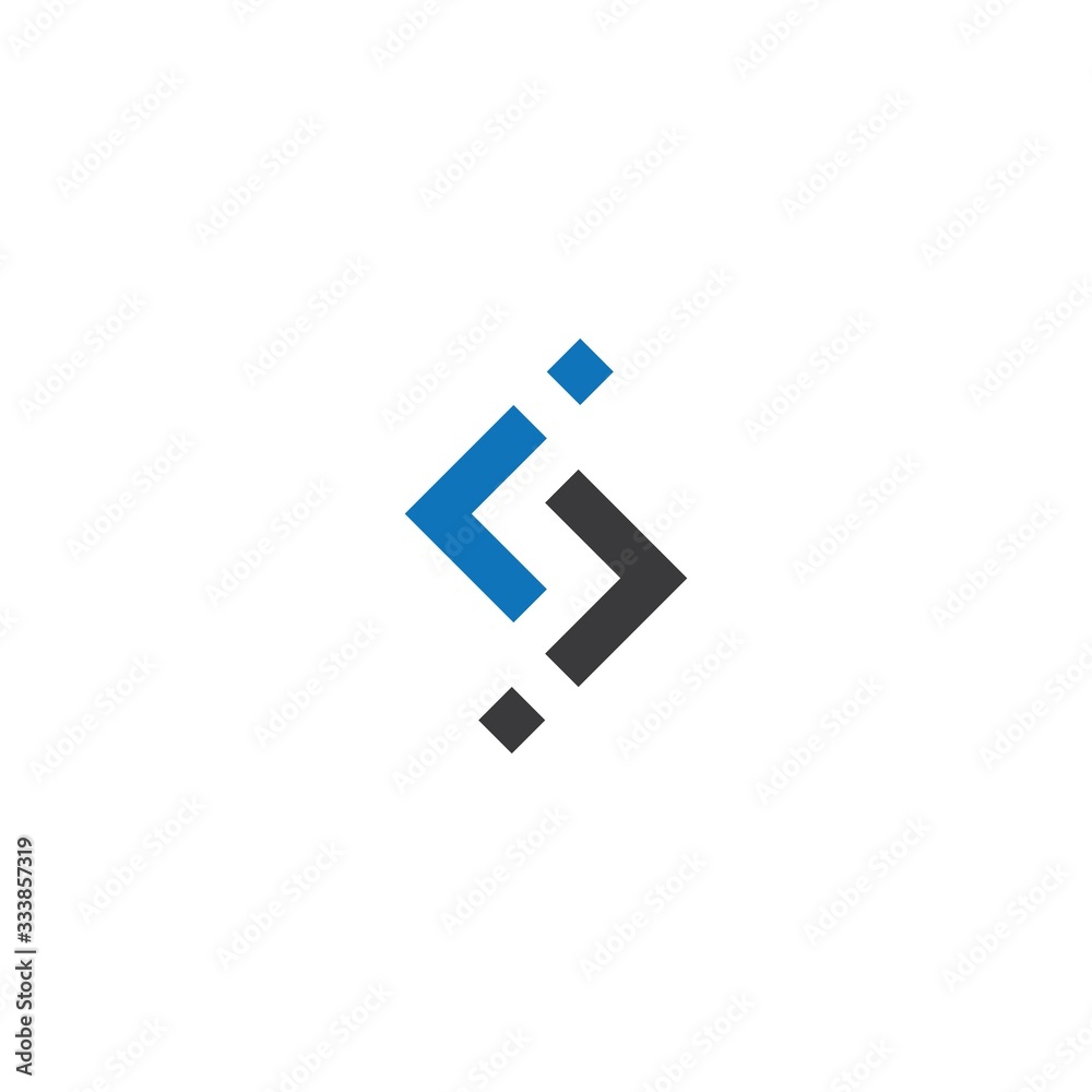 Business S letter logo design Business S letter logo design