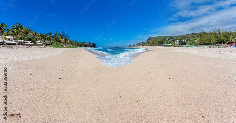 beach and sea, Boucan Canot, Reunion island 