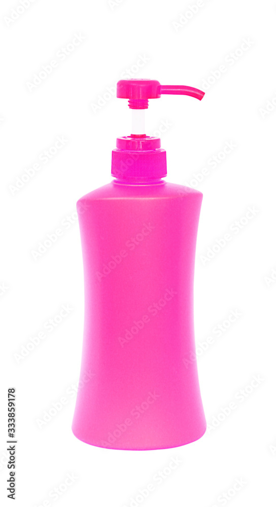 Plastic Bottle pump Of Gel, Liquid Soap, Lotion, Cream, Shampoo on white background Plastic Bottle pump Of Gel, Liquid Soap, Lotion, Cream, Shampoo on white background