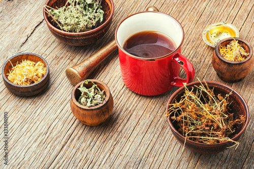 Healing herbal tea