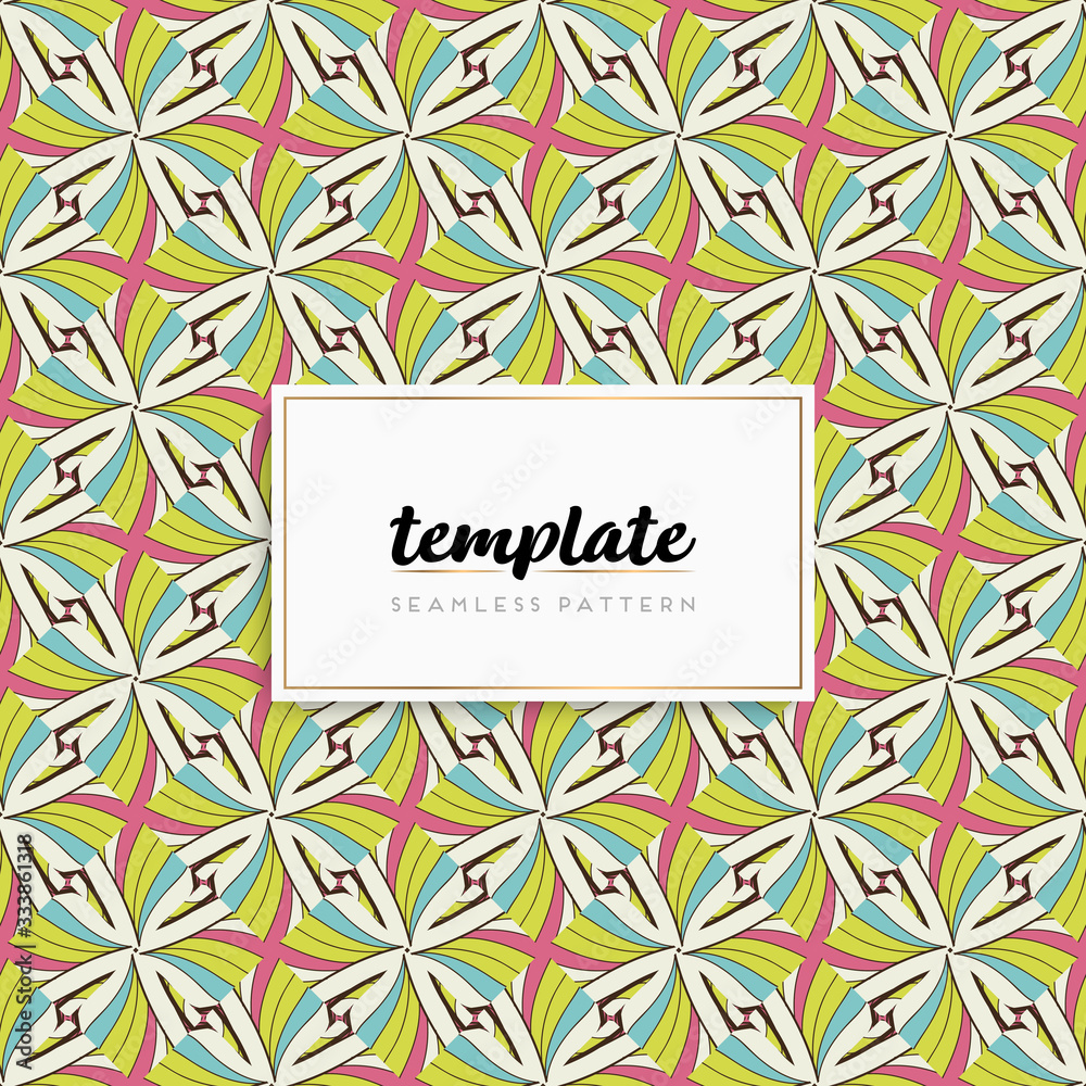Background mandala seamless pattern vector Background mandala seamless pattern vector