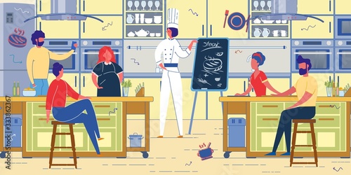 Culinary Master Class in Restaurant Cafe Kitchen