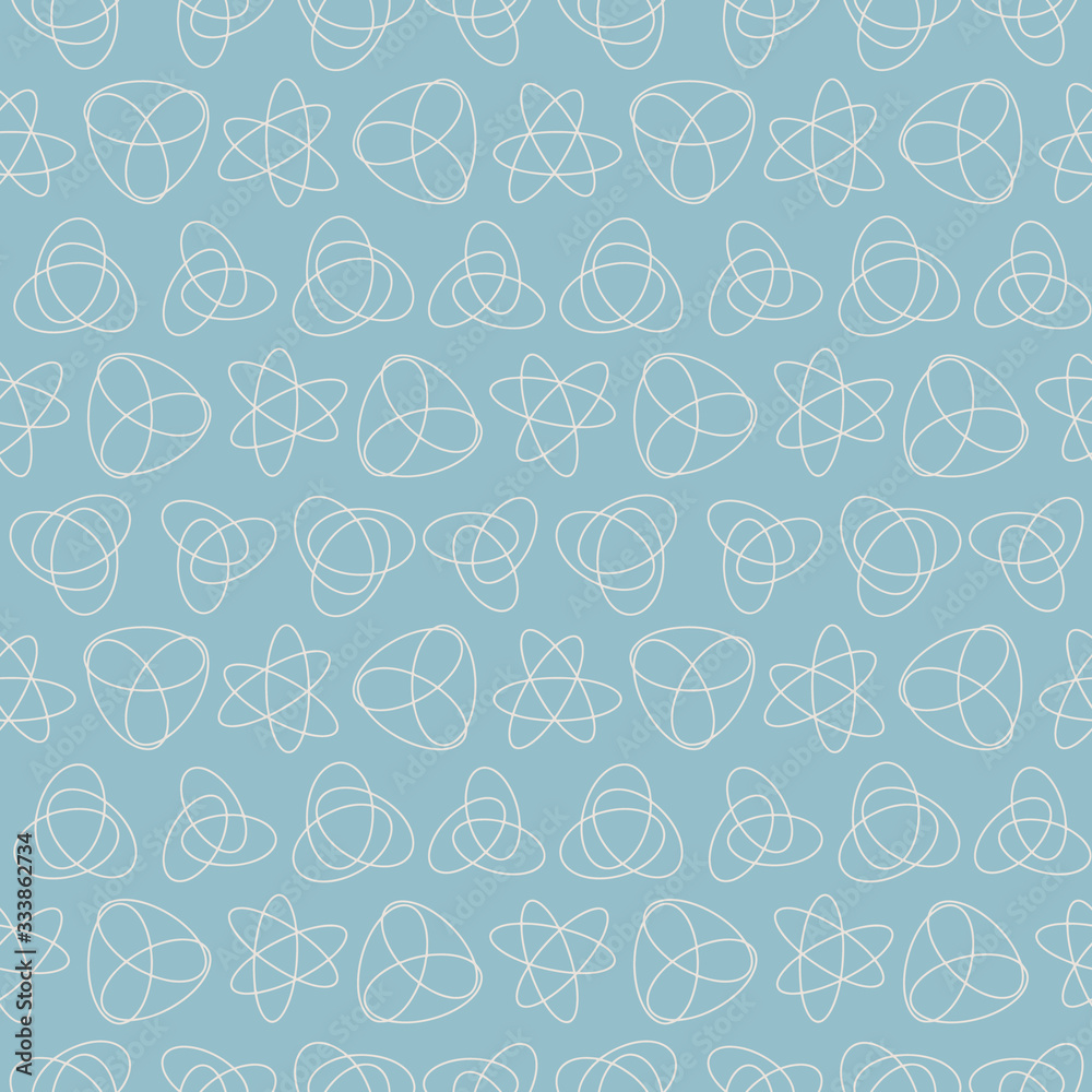 Abstract geometric seamless pattern with elliptical shapes Abstract geometric seamless pattern with elliptical shapes