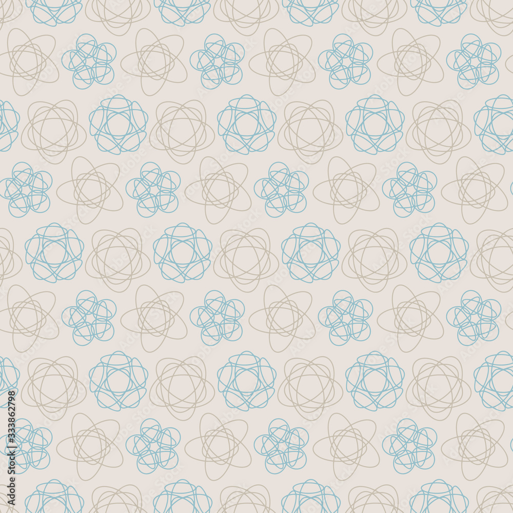 Abstract geometric seamless pattern with elliptical shapes Abstract geometric seamless pattern with elliptical shapes