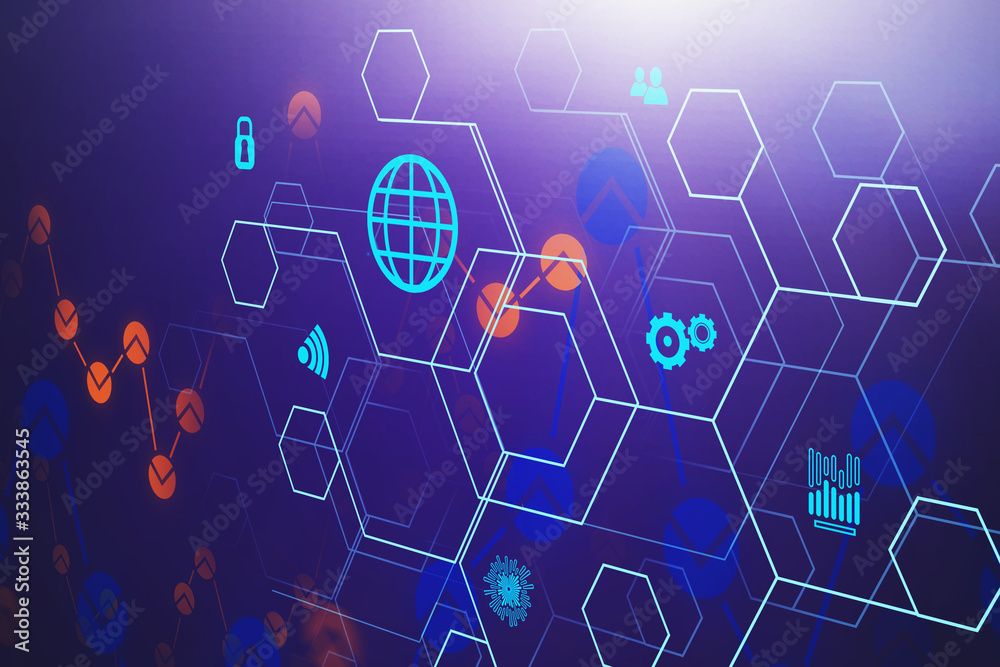 Internet immersive business interface background Internet immersive business interface background