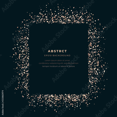 골든 프레임 추상적인 배경