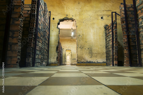 Tuol Sleng S21 Prison cells, Phnom Penh, Cambodia