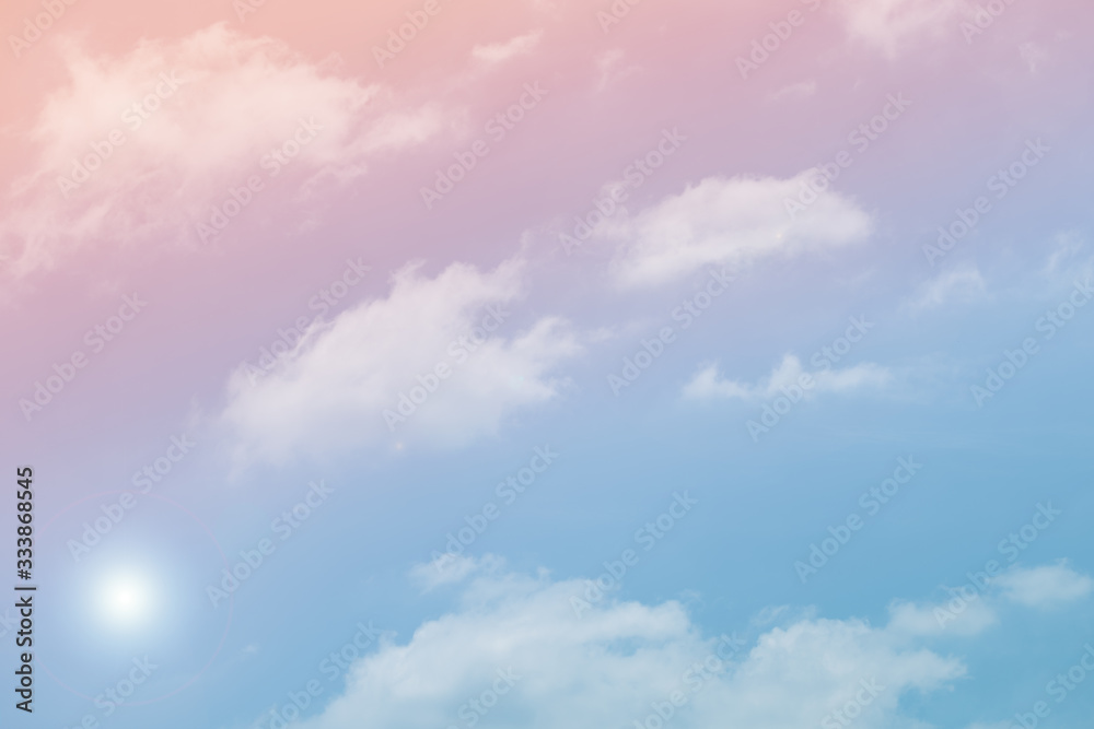 Obraz premium cloud background with a pastel colour