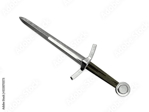 Photo Medieval european dagger 3d rendering