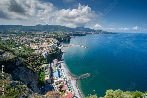 Fototapeta Naklejka Na Ścianę i Meble -  Sorrento / Italy 05.26.2015Panoramic view of the Sorrento coast