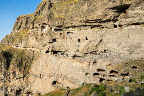 Cave Monastery Vanis Kvabebi in Samtskhe-Javakheti Province in Georgia. photo