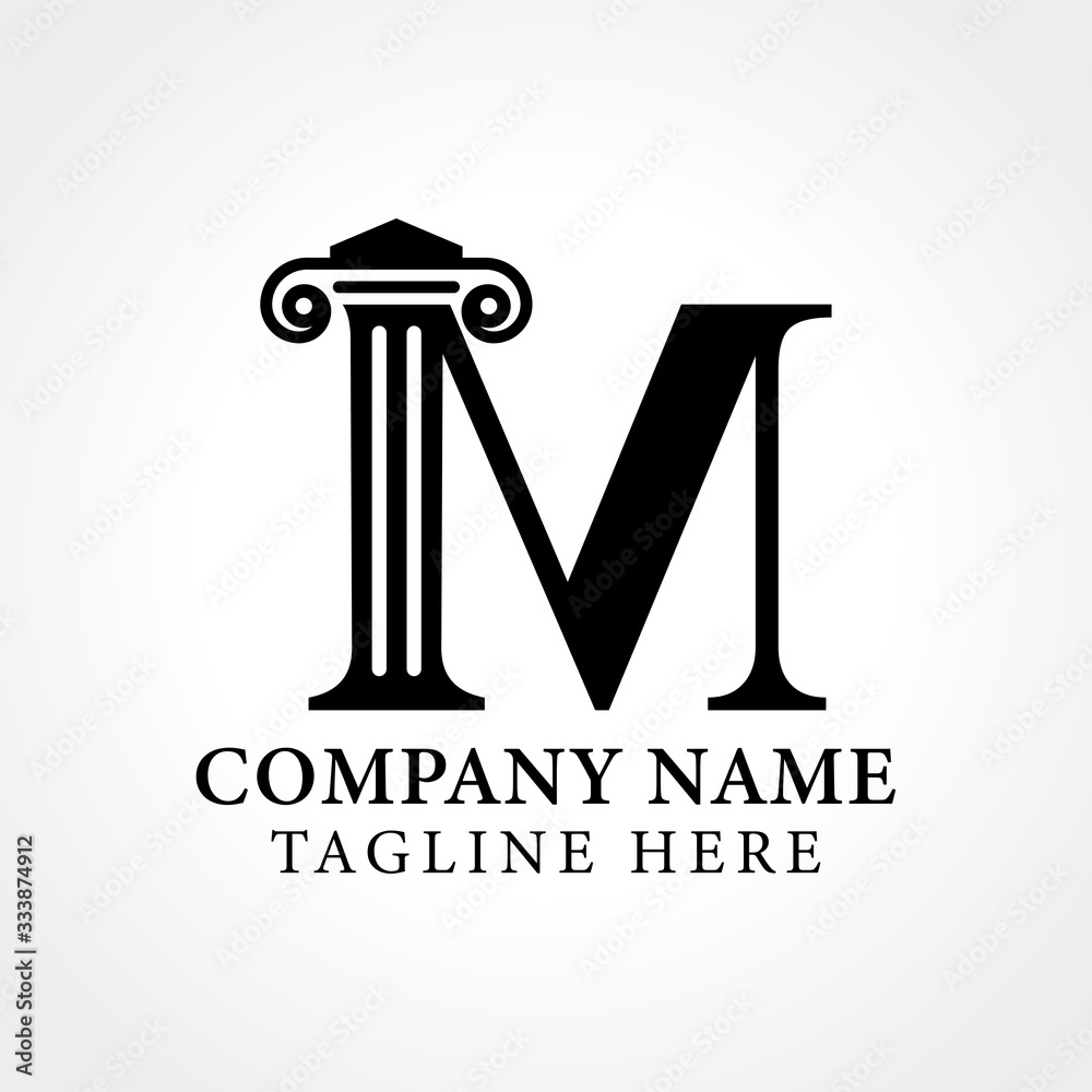 Attorney & Law Letter M Logo With Creative Modern Vector Template. Law Business Letter M Logo Design Attorney & Law Letter M Logo With Creative Modern Vector Template. Law Business Letter M Logo Design