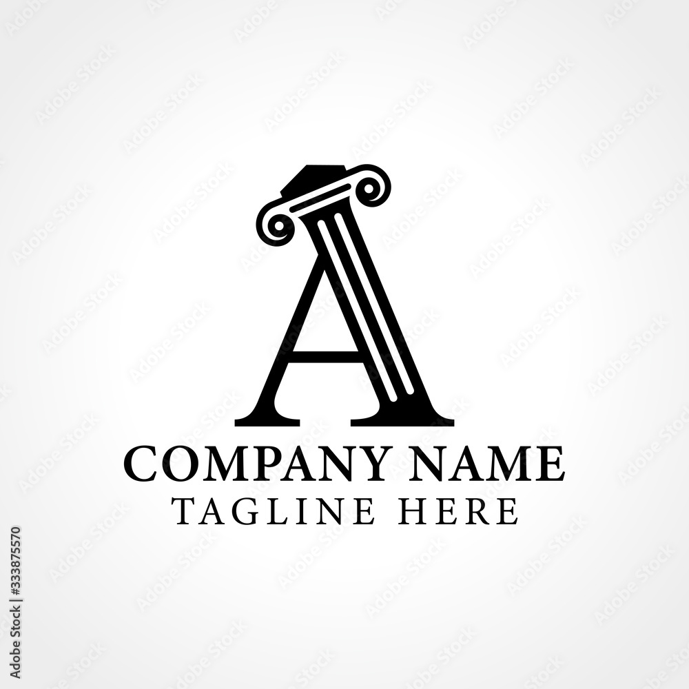 Attorney & Law Letter A Logo With Creative Modern Vector Template. Law Business Letter A Logo Design Attorney & Law Letter A Logo With Creative Modern Vector Template. Law Business Letter A Logo Design
