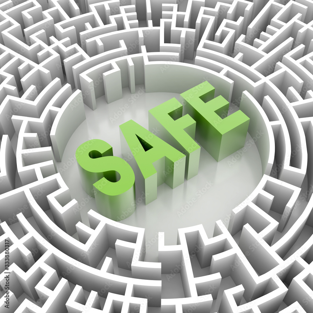 Conceptual maze, challenge and risk metaphor; original 3d rendering Conceptual maze, challenge and risk metaphor; original 3d rendering