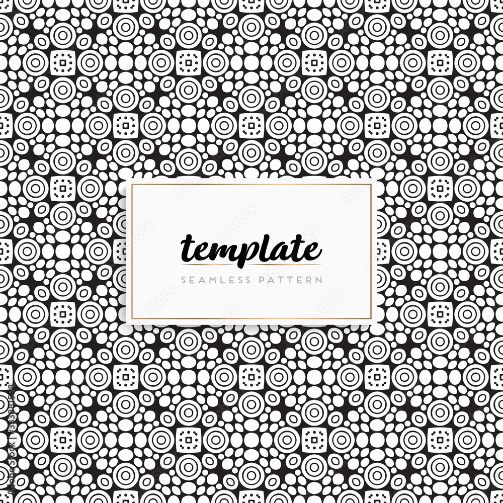 Background mandala seamless pattern vector Background mandala seamless pattern vector