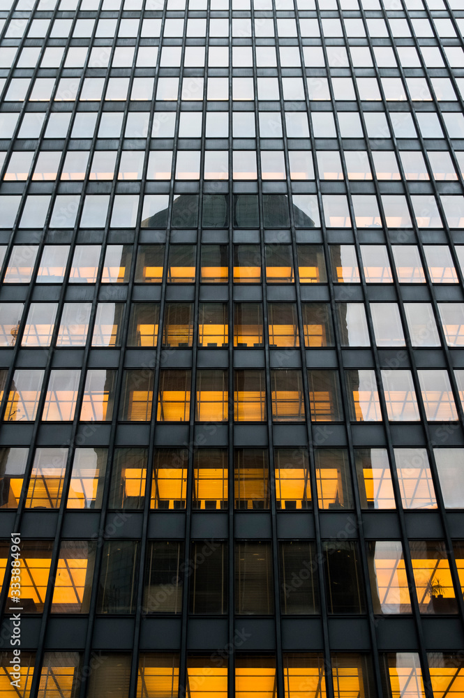 strange shadows on facade