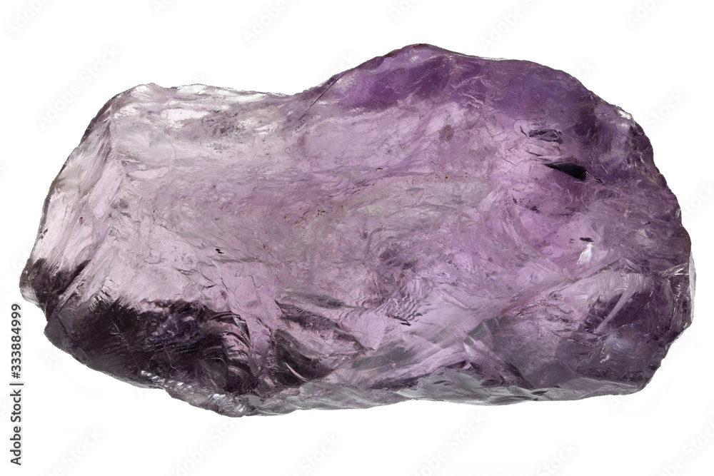 Fototapeta premium amethyst from India isolated on white background