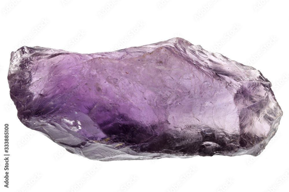 Fototapeta premium amethyst from India isolated on white background