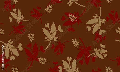 seamless pattern bellflower for wallpaper,printing,textile,and background.