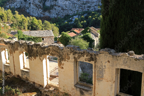 Malo Grablje, Little Grablje, ghost village, abandoned village on Hvar island, Croatia