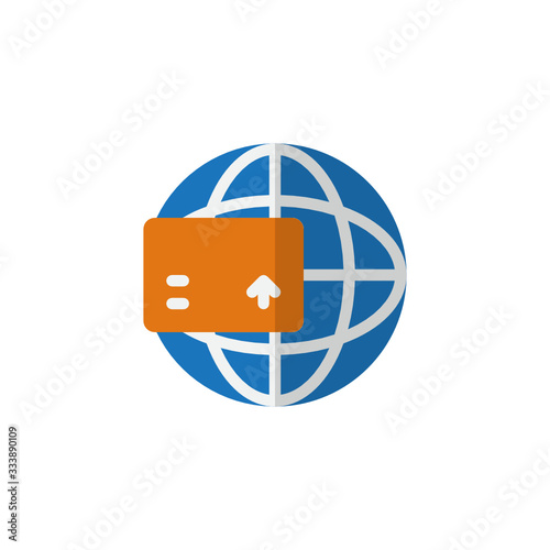 Logistic Packaging Internet Icon, Logo, Vector
