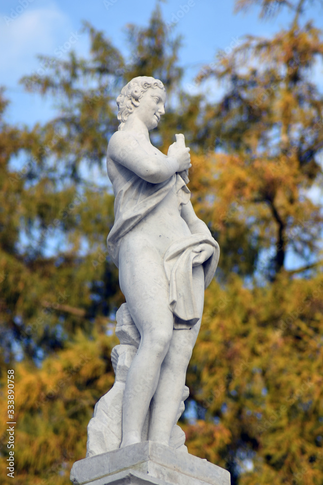 Statues. Architecture of Archangelskoye public park in Moscow region, Russia. Statues. Architecture of Archangelskoye public park in Moscow region, Russia.