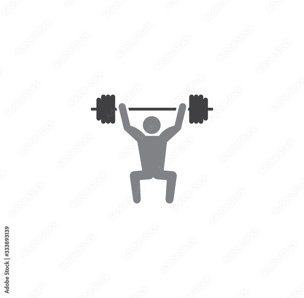 Crossfit related icon on background for graphic and web design. Creative illustration concept symbol for web or mobile app Crossfit related icon on background for graphic and web design. Creative illustration concept symbol for web or mobile app