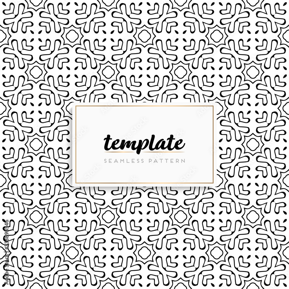 Background mandala seamless pattern vector Background mandala seamless pattern vector