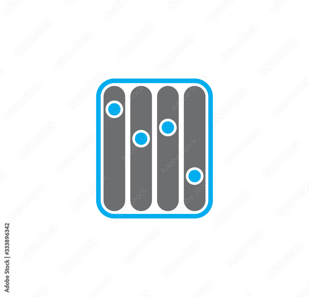 Equalizer related icons set on background for graphic and web design. Creative illustration concept symbol for web or mobile app Equalizer related icons set on background for graphic and web design. Creative illustration concept symbol for web or mobile app
