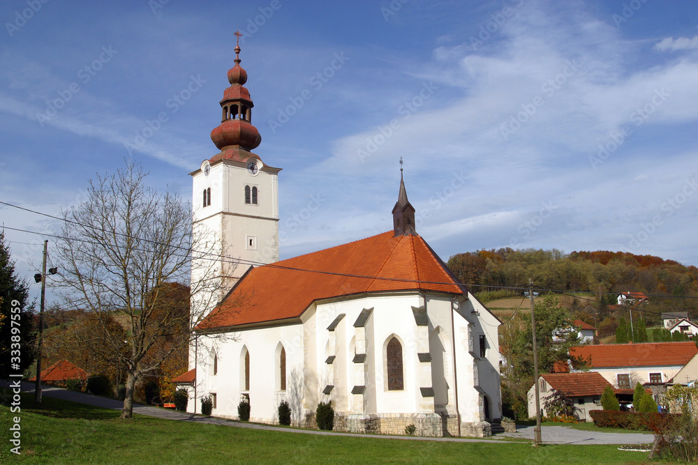 Church of the Assumption of the Virgin Mary in Tuhelj, Croatia