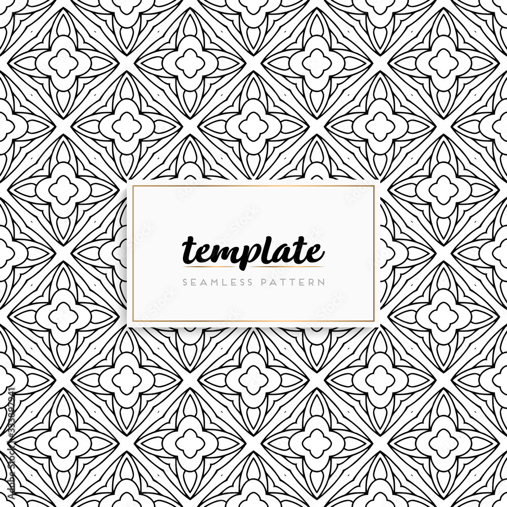 Background mandala seamless pattern vector Background mandala seamless pattern vector